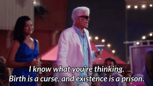 Man Holding Martini Says I Know What You're Thinking GIF
