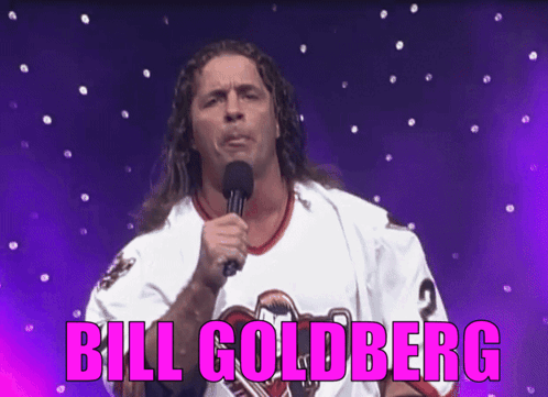 Man Holding Microphone Bill Goldberg
