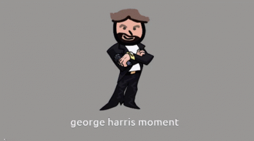 Man Holding Microphone George Harris Moment