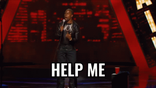 Man Holding Microphone Help