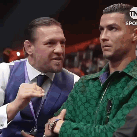 Man Holding Microphone Saying UFC GIF