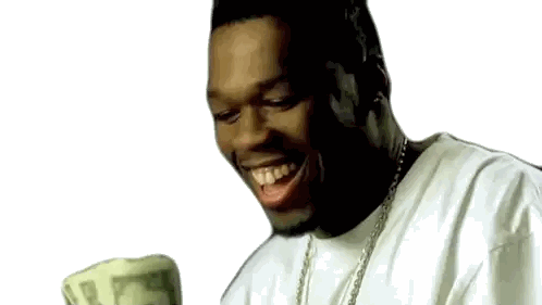 Man Holding Money Smiling