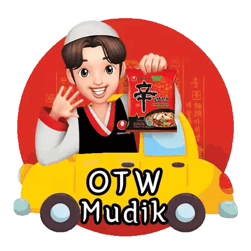 Man Holding Noodle Package Otw Mudik