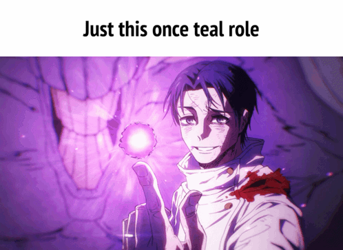 Man Holding Purple Object Just This Once Teal Role