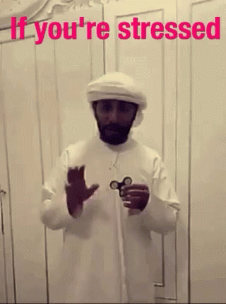 Man Holding Scissors GIF