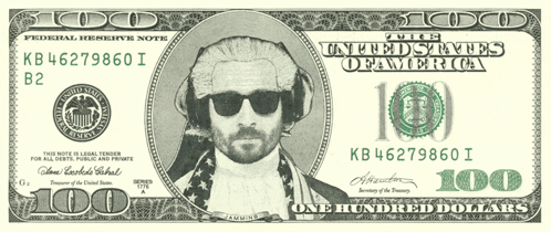 Man Holding Stack Of 20 Dollar Bills GIF