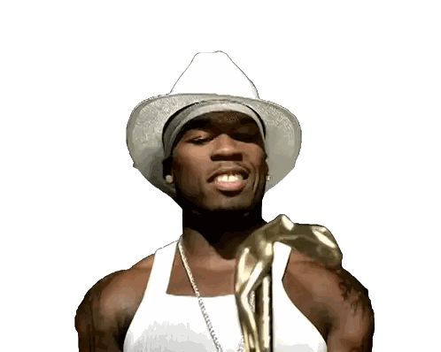 Man Holding Statue in White Hat