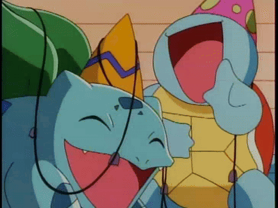 Man Holding Stuffed Animal Named Bulbasaur GIF
