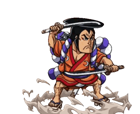 Man Holding Sword and Hat