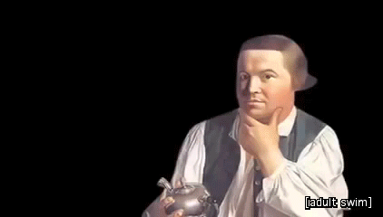 Man Holding Teapot Saying Stay Away From My Senpai GIF