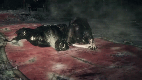 Man Holding Torch Before Skull Hop Dank Souls GIF
