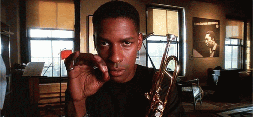 Man Holding Trumpet