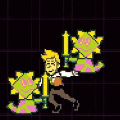 Man Holding Two Candles In Dark Room GIF