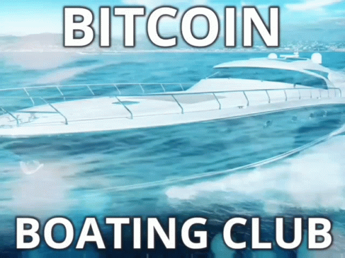 Man Holding Umbrella On Boat Saying It's Just A Little Rain GIF