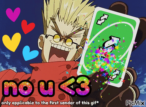 Man Holding Uno Card Now <3
