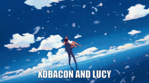 Man Holding Woman in Air with Xdbacon and Lucy
