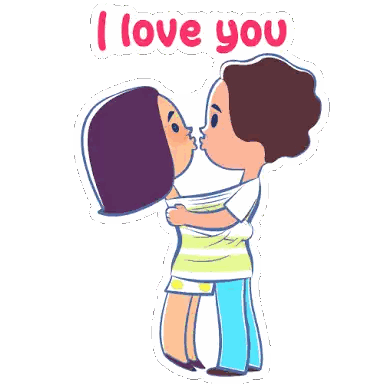 Man Holding Woman Saying I Love You
