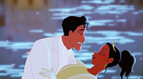 Man Holding Woman Smiling GIF