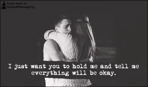 Man Hugging Woman