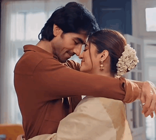 Man Hugging Woman GIF