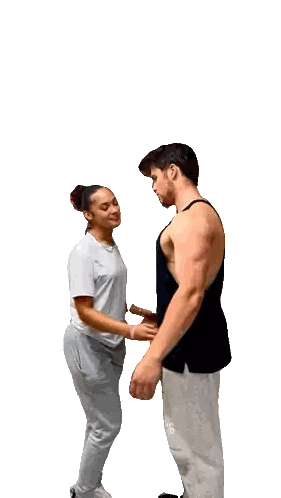 Man Hugging Woman