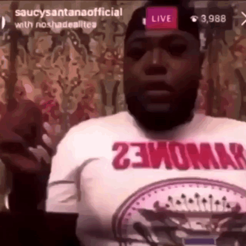 Man in 23 T-Shirt at Live Screen