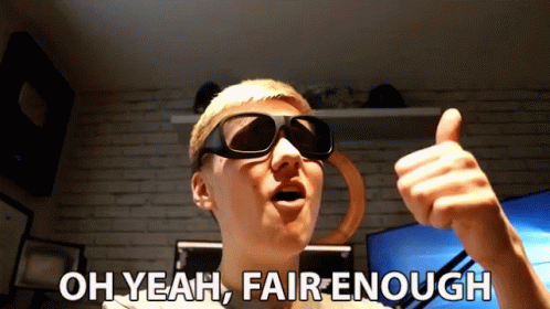 Man In 3D Glasses Thumbs Up Oh Yeah Fair Enough GIF