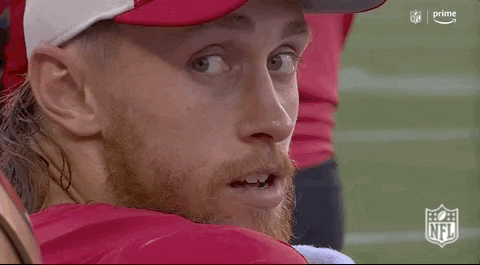 Man in 49ers Jersey on Field