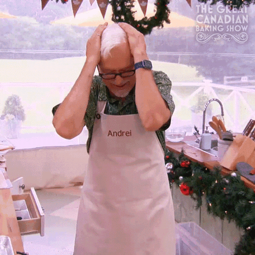Man In Apron With Andrei GIF