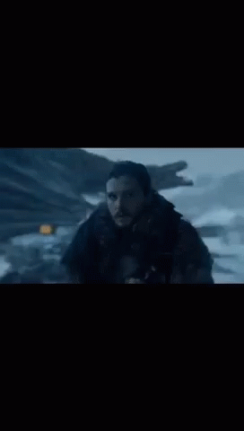 Man in Armor in Snowy Field