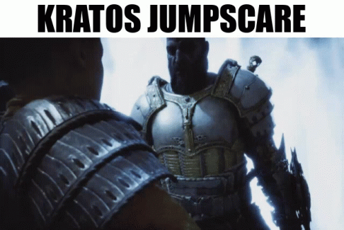 Man in Armor Kratos Jumpscare