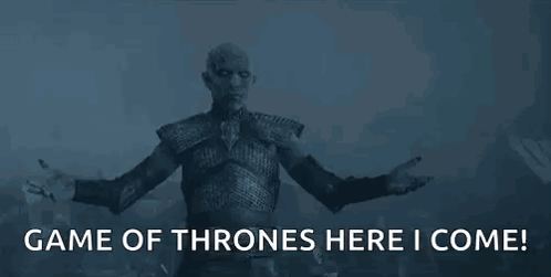 Man in Armor Says Game of Thrones Here I Come