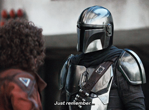 Man in Armor Says Remember