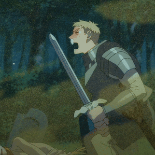 Man in Armor Spitting Sword From Mouth