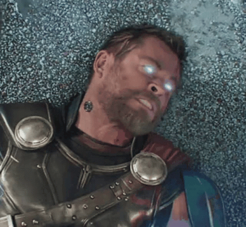 Man in Armor With Blue Eyes
