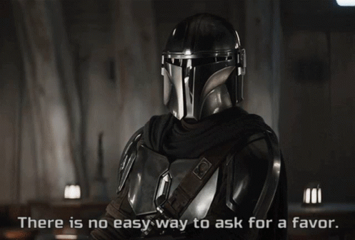 Man In Armor With No Easy Way To Ask GIF