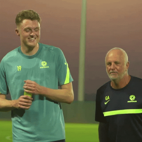 Man in Australia Shirt