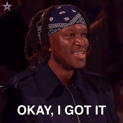 Man in Bandana and Black Shirt Saying Okay I Got It