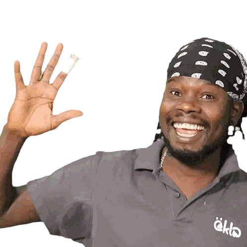 Man in Bandana and Eklo Shirt