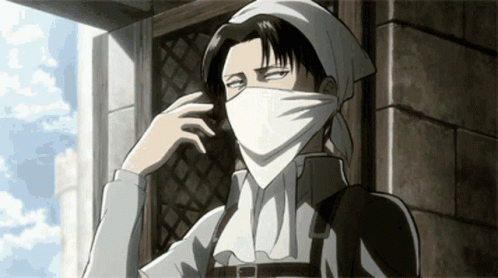 Man In Bandana Looking Out Window GIF