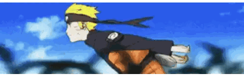 Man in Bandana Running in Air