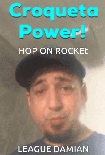 Man in Baseball Cap Croqueta Power Book