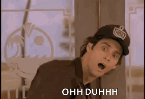 Man in Baseball Cap Making Funny Face