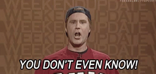 Man in Baseball Cap Says You Don't Know