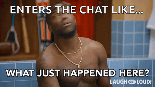 Man in Bathtub Saying What Just Happened