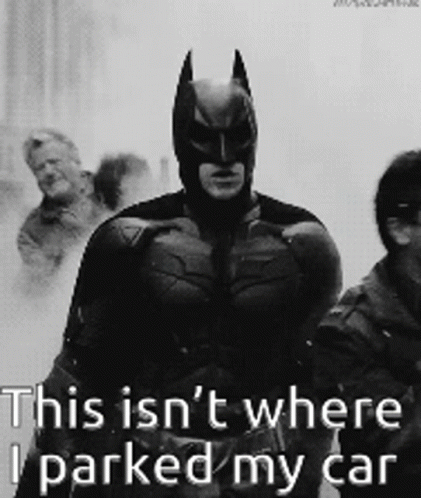 Man in Batman Costume