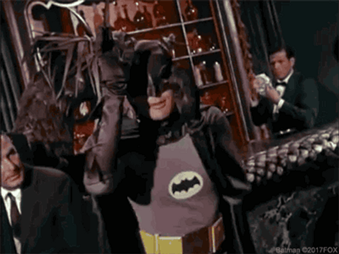 Man In Batman Costume Dance So Funny GIF 