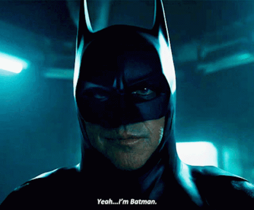 Man In Batman Costume Says Yeah I'm Batman GIF
