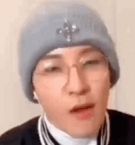 Man In Beanie And Glasses GIF