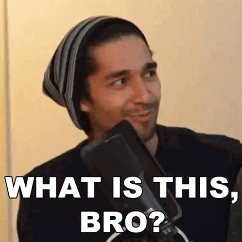 Man in Beanie Asks What Is This Bro
